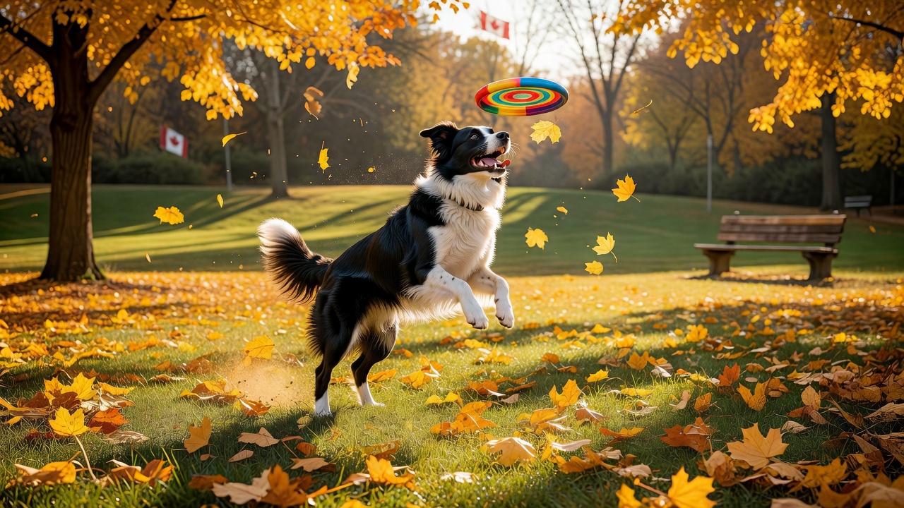 Border Collie playing